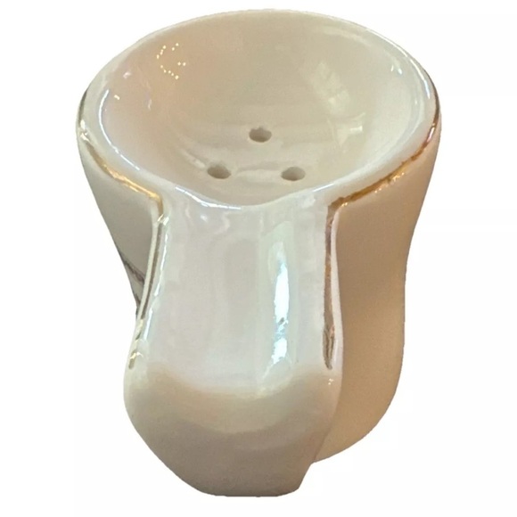 Col Ichabod Conk Barber Ceramic Shaving Cream Mug Cup VTG Gold Trim Victorian - Picture 4 of 5